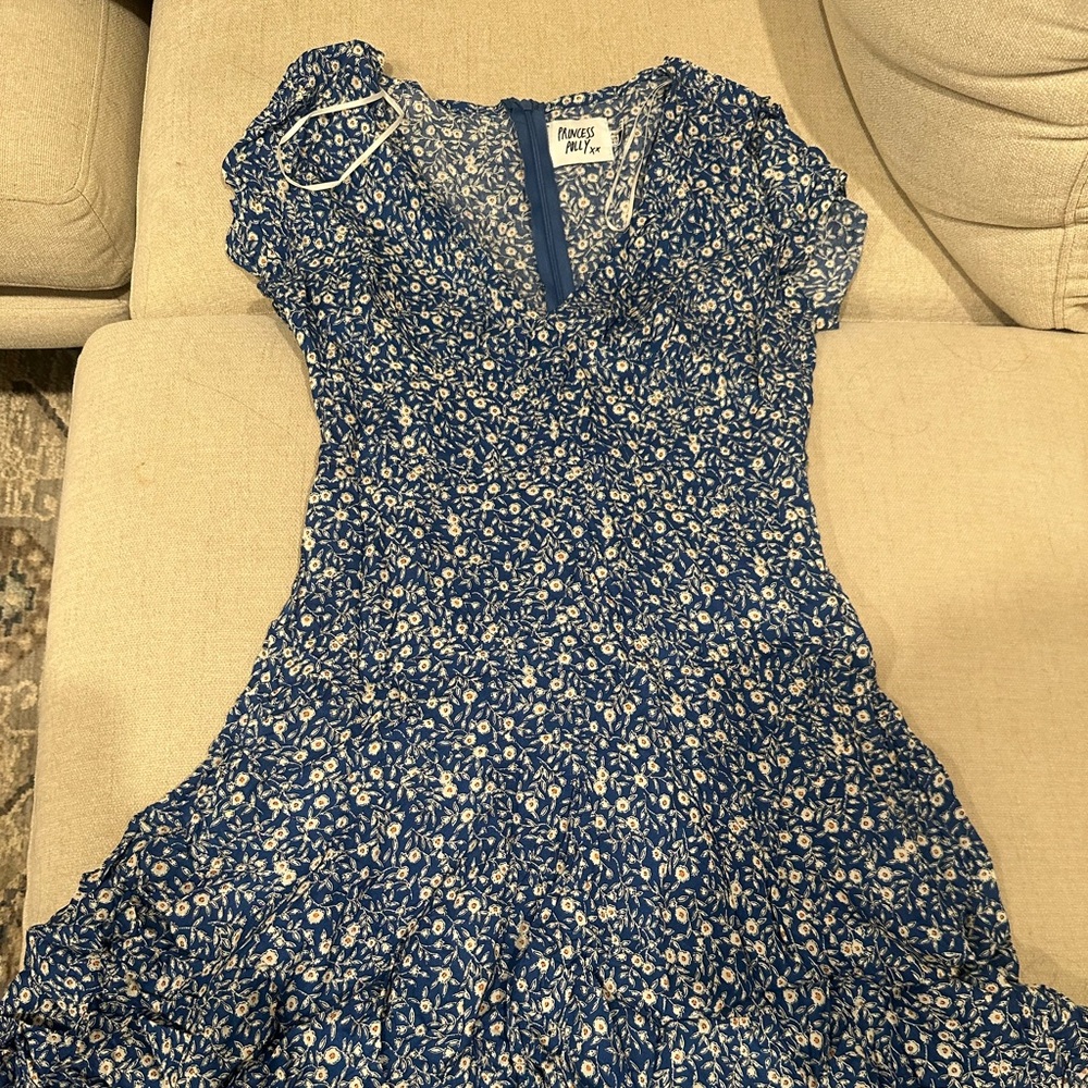 Princess Polly Blue Floral Dress